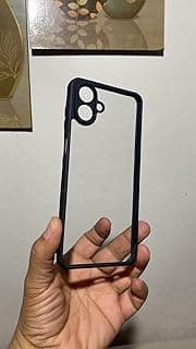 جراب 3mara store متوافق مع سامسونج Galaxy A07 سيليكون TPU شفاف بحواف سوداء وحماية للكاميرا