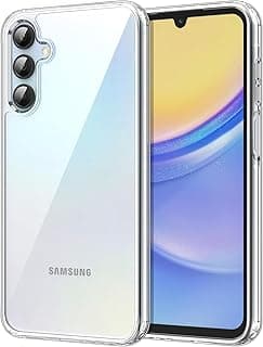 Case Compatible with Samsung Galaxy A15 5G / 4G 6.5-Inch Case Crystal Clear Soft TPU Gel Case Flexible Silicone Anti-Scratch Transparent TPU Cover - Clear