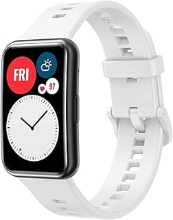 استيك سيليكون لهواوي Watch Fit، سوار ناعم فائق الخفة ومقاوم للماء ومتين وقابل للتعديل