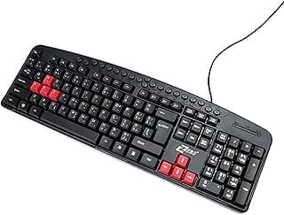 Zero ZR-2608 Keyboard For PC And Laptop - Red