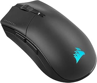 ماوس العاب سابري لاسلكي بلوتوث RGB من سلسلة شامبيون كورسير خفيف الوزن للغاية FPS-MOBA 2000 هرتز بتقنية سليبستريم اللاسلكية وكورسير ماركسمان ومستشعر ضوئي بدقة 26000 نقطة لكل بوصة