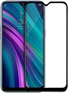 ARROWS 9H Tempered Glass Screen Protector compatible with Realme C11 2021 – Black Frame, Anti-Dust ESD Technology, Scratch Resistant, Bubble-Free Installation, HD Clarity (Realme C11 2021)