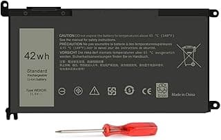 بطارية E EGOWAY WDXOR للابتوب ديل Inspiron 13 5368 5378 5379 7368 7378 14-7460 15 3583 3793 5565 5567 5570 5575 5568 5578 7560 7570 7579 7569 17 5765 5767 5770 5775 7378 7460 7580 Series