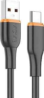 كابل بيانات Type-C إلى Type-C بقدرة 60 وات 1 متر - CB4031C&C - كابل شحن سريع PVC عالي الجودة (أسود)