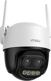 IMOU Cruiser Z Full Color 5MP H.265 Wi-Fi Mixed Dual Lens 12X Hyprid Zoom Outdoor Camera,Smart Vehicle/Human Detection,Active Deterrence,Smart Tracking,Two-way Talk,IP66 Powered by IMOU SENSE