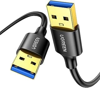 كابل USB الى USB 3.0 ذكر لذكر من نوع ايه الى نوع ايه لنقل البيانات - 50 سم
