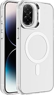 جراب لشاومي Redmi A5 4G شفاف، مصنوع من سيليكون TPU مرن ومقاوم للخدش - شفاف