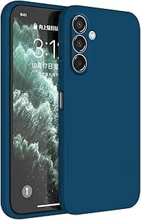 جراب لهاتف سامسونج Galaxy M55 5G (6.7 بوصة) غطاء حماية سيليكون TPU - أزرق ياقوتي