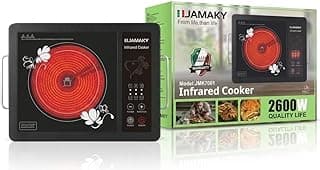 سخان كهربائي رقمي بعين واحدة، 2600 واط، موديل JMK-7001، تصميم إيطالي