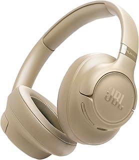 JBL Tune 730 BT Wireless Over-Ear Headphones with JBL Pure Bass Sound, Bluetooth 6.0, Foldable Design, Audio Cable, 76-Hour Battery Life and Google Fast Pair/Microsoft Swift Pair, Mocha Mousse
