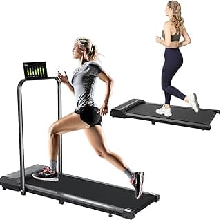 Wemart Under Desk Treadmill 2 in 1 Walking Machine, Portable, Folding, Electric, Motorized, Walking and Jogging Machine with Remote Control for Home and Office Workout