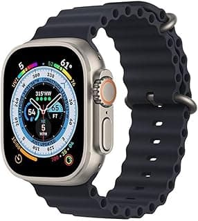 Compatible with Apple Watch Series 8 Ultra 49-45mm Wave Hole Silicone Band