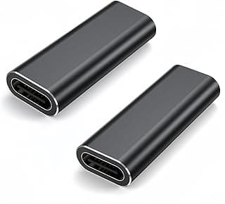 وصلة USB C مزدوجة، محول Type C انثى الى انثى، موصل تمديد 10 Gbps، يدعم الشحن ونقل البيانات لـ MacBook و iPad Pro و سامسونج