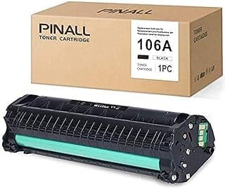 خرطوشة حبر ليزر 106 ايه W1106A متوافقة مع طابعات اتش بي ال جيه: 107a/ 107w/ 135a/ 135w/ 137fnw