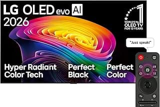 شاشة 55 بوصة OLED evo ذكية 4K بتردد 144Hz مع ريموت ماجيك ونظام WebOS26 (موديل 2026)