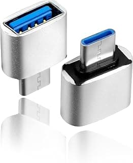 محول USB نوع سي إلى USB 3.1، محول USB نوع سي ذكر إلى USB نوع ايه أنثى او تي جي متوافق مع ماك بوك برو وسامسونج جالاكسي S8 وS9 وS10 وS20 وS21 وS22 ونوت 8 و9 نوع سي للموبايلات والتابلت واللاب توب (1)