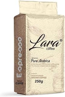 PURE ARABICA 100% Arabica ground coffee Medium Roast 250 gr
