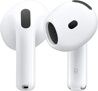AirPods 4 ANC Wireless Earbuds, Bluetooth Headphones, Active Noise Cancellation, Adaptive Audio, Transparency Mode, Personalized Spatial Audio, USB-C Charging Case, Wireless Charging, H2 Chip