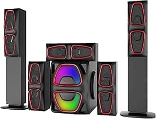 أكس زون 5.1 سماعات متعددة الوسائط موديل X845، لا سلكي