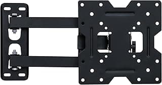 Tv Stand Wall | Movable Tv Wall Mount for 14–42 Inch LED LCD TVs & Monitors | Adjustable Swivel Rotating Wall Bracket | Heavy Duty Metal TV Holder with VESA Support