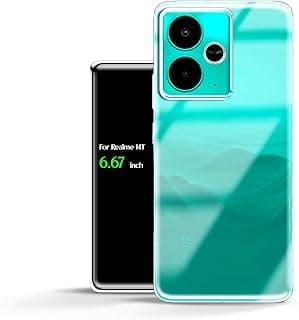 For Realme 14T HD Transparent Tpu Silicone Back Cover, Anti Yellowing And High Protective From Shocks, Compatible with Realme 14T (6.67") (Transparent)