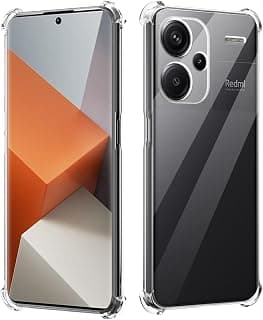 Redmi Note 13 Pro Plus 5G جراب حماية شفاف ناعم من البولي يوريثين الحراري والسيليكون ممتص للصدمات بزاوية معززة وحماية كاملة للكاميرا لموبايل شاومي ريدمي نوت برو بلس شبكة الجيل الخامس 5g