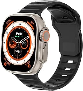 Motive 5T Smart Watch - Sw506 Titanium Gold/Black Strap