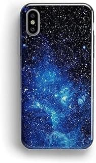 Blue Galaxy Back Cover for iPhone X Xs