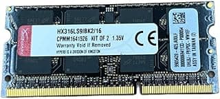 لاب توب فيوري 8 جيجابايت DDR3l ذاكرة رام PC3l-12800 204 دبوس SODIMM بأداء عالي ومناسب للاب توب الألعاب