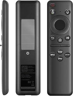 ريموت بديل BN59-01432A لشاشات سامسونج، متوافق مع شاشات سامسونج سمارت 2021-2023 4K 8K Ultra HD، Neo QLED، The Frame و Crystal UHD، مع 4 أزرار اختصار