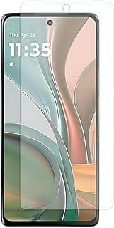 Plastic Clear Screen Protector Clear HD Compatible With Motorola Moto G75, Anti-Shock (Does Not Cover Black Frame)
