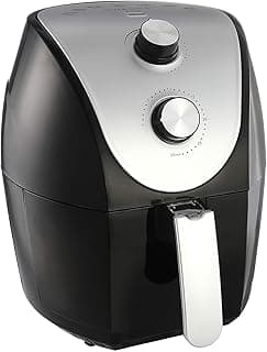 Sokany HB-8009 Air Fryer with Nonstick Pan for Frying, 5.0 Liters - Black and Grey (International warranty) - 220V supply voltage and 50Hz