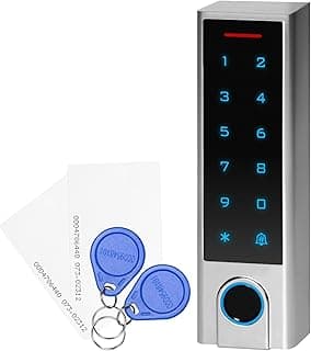 Safe Electronic Door Lock Entry Lock Smart Door Opening Remote via Tuya Smart App/PIN Code/Fingerprint/Key Ring Proximity Cards RFID – IP68