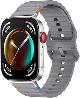 Fekra Premium Wristband Compatible with Huawei Watch Fit 3/Fit 4/Fit 4 Pro Bands Silicone Bracelet Quick Release Arm Band Replacement Smartwatch Band Quick Release Sport Straps