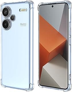 جراب شفاف لهاتف شاومي Redmi Note 13 Pro Plus 5G (Pro+ 5G)، تصميم جرافيتي ملون، جراب حماية رفيع ومضاد للصدمات من مادة TPU - شفاف