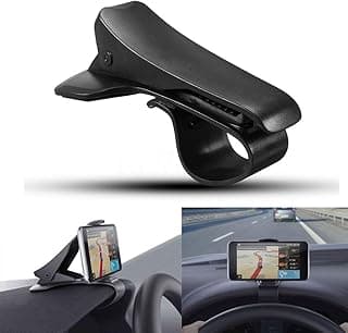 Car Phone Holder, Universal Anti-Slip Dashboard Phone Mount Mobile Phone Holder Cradle for Most of the Smartphone（width less than 85mm tablet or GPS (under 6.5'')