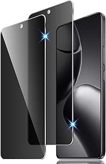 زجاج مقوى لهاتف شاومي 14T/14T Pro/Poco X7 Pro واقي شاشة خصوصية، قطعتين زجاج HD صلابة 9H مضاد للفقاعات ومقاوم للخدش