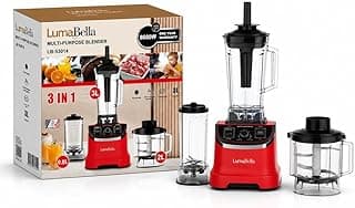 3-in-1 Multi-Purpose Blender 6600W, 3L - A1-32