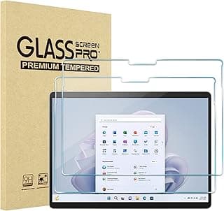 2 Pack Screen Protector for Surface Pro 11/10/9 13 inch, Tempered Glass Screen Film Guard for 13.0 inch Microsoft Surface Pro 2024 2022 Release