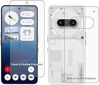 حامي هيدروجيل قابل للتثبيت من BESHYAKA (حماية للشاشة والظهر) - متوافق مع Nothing Phone 3A - مضاد للخدش، مقاوم للأتربة، بدون فقاعات، سهل التركيب، شفاف عالي الدقة - ليس زجاجاً (قطعة واحدة)