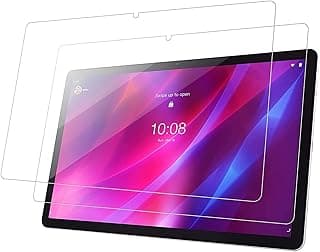 KZIOACSH واقي شاشة لجهاز لينوفو Tab P11 Plus 2021/لينوفو Tab P11 2020 مقاس 11 بوصة، عبوة من 2 زجاج مقسى شفاف عالي الدقة بصلابة 9H مضاد للخدش مع حساسية لمس عالية
