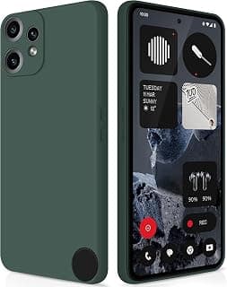 Compatible with Nothing CMF Phone 2 Pro Case, High Quality Liquid Silicone Case, All-Inclusive Protective Phone Case, Scratch Resistant, Soft Microfiber Lining (Green)