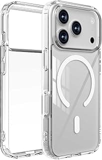 Magnetic Protective Clear Case compatible with MagSafe for iPhone 17 Pro | Anti-Yellowing, Transparent Cover, MagSafe Compatible, Slim Fit Design, Drop Protection