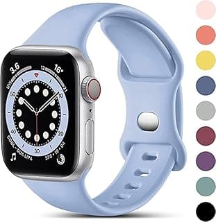 Dl3 Mobilak Bands Compatible with Apple Watch Ultra 49mm 45mm 44mm 42mm 41mm 40mm 38mm, Replacement Soft Silicone Strap for iWatch Ultra/Ultra 2 Series SE SE2 9 8 7 6 5 4 3 2 1
