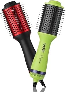 V-415 Professional 3-in-1 Hot Air Styling Brush, 700W Hair Dryer and Volumizer, Three Temperature Modes, Travel-Friendly Design, multi color