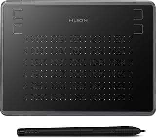 تابلت انسبايوري H430P للرسم والعاب او اس يو مقاس 5x3 بوصة، قلم رقمي بدون بطارية يدعم نظام اندرويد، سنون قلم اضافية وقفاز من هيون