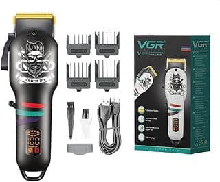 VGR V-699/V-971 Titanium Coated Hair Clippers Professional Cordless Haircut Kit