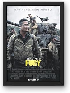 Movie Poster Print with Black Frame, 30x40 cm, Wall Art Decor