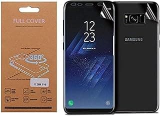 اسكرينة حماية جيلاتين أمامية وخلفية تغطية كاملة 360 لهاتف iPhone 7 - شفافة