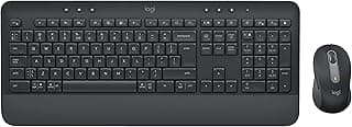 Signature MK650 Combo for Business, Wireless Mouse and Keyboard, Logi Bolt, Bluetooth, SmartWheel, Globally Certified, Windows/Mac/Chrome/Linux - Black